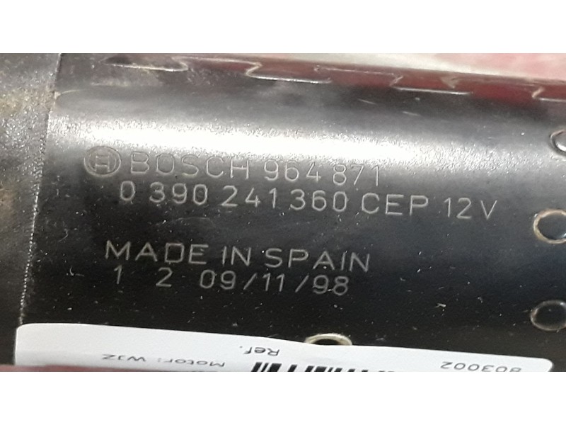 Recambio de motor limpia delantero para peugeot 206 berlina xr referencia OEM IAM   