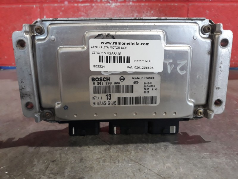 Recambio de centralita motor uce para citroen xsara referencia OEM IAM 0261206606 9638765980 