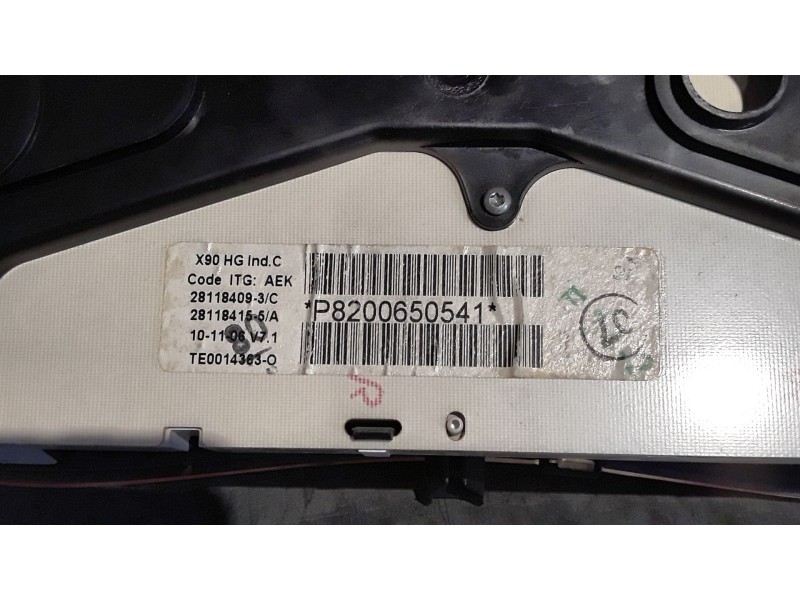 Recambio de cuadro instrumentos para dacia logan  | 0.05 - ...  | 0.05 - ... referencia OEM IAM P8200650541 281184093C 