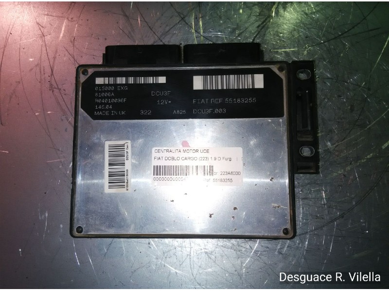 Recambio de centralita motor uce para fiat doblo cargo (223) 1.9 d furg. | 0.01 - ... 1.9 d furg. | 0.01 - ... referencia OEM IA