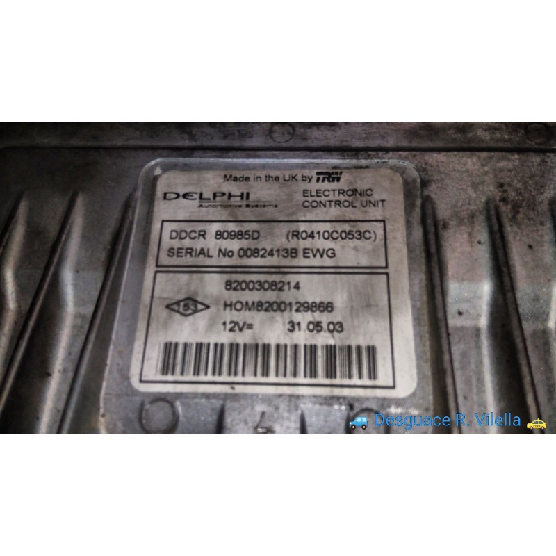 Recambio de centralita motor uce para nissan almera (n16/e) acenta | 12.02 - 12.04 acenta | 12.02 - 12.04 referencia OEM IAM 820