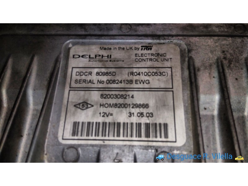 Recambio de centralita motor uce para nissan almera (n16/e) acenta | 12.02 - 12.04 acenta | 12.02 - 12.04 referencia OEM IAM 820