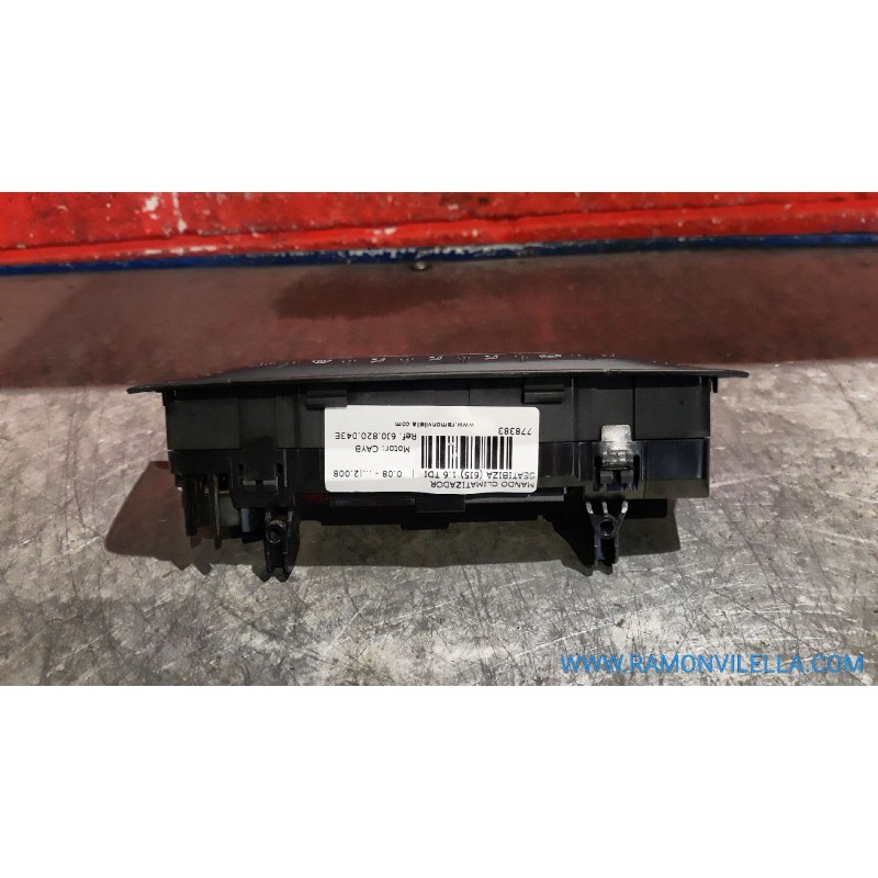 Recambio de mando climatizador para seat ibiza (6j5) 1.6 tdi | 0.08 - ... 1.6 tdi | 0.08 - ... referencia OEM IAM 6J0820043E A2C