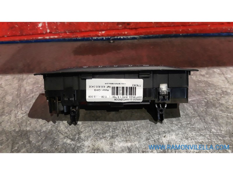 Recambio de mando climatizador para seat ibiza (6j5) 1.6 tdi | 0.08 - ... 1.6 tdi | 0.08 - ... referencia OEM IAM 6J0820043E A2C