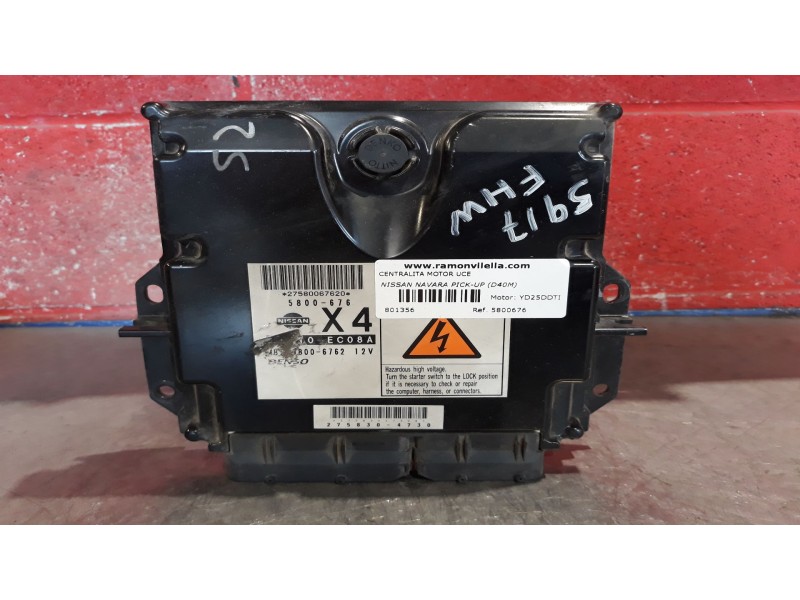 Recambio de centralita motor uce para nissan navara pick-up (d40m) (05.2005)  | ... (05.2005)  | ... referencia OEM IAM 5800676 