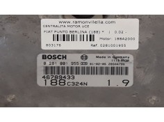 Recambio de centralita motor uce para fiat punto berlina (188)  | 0.02 - 0.03  | 0.02 - 0.03 referencia OEM IAM 0281001955   2