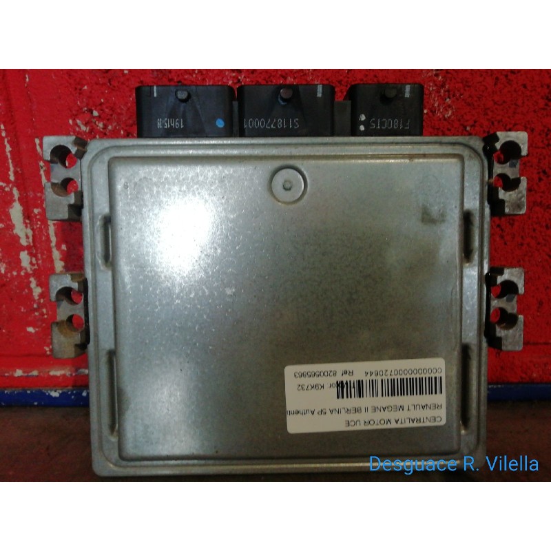 Recambio de centralita motor uce para renault megane ii berlina 5p authentique | 06.05 - ... authentique | 06.05 - ... referenci