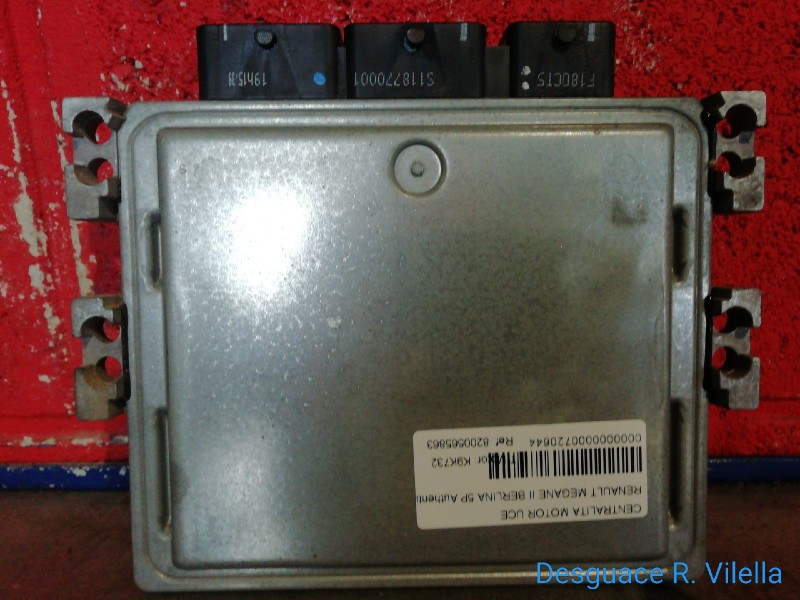 Recambio de centralita motor uce para renault megane ii berlina 5p authentique | 06.05 - ... authentique | 06.05 - ... referenci