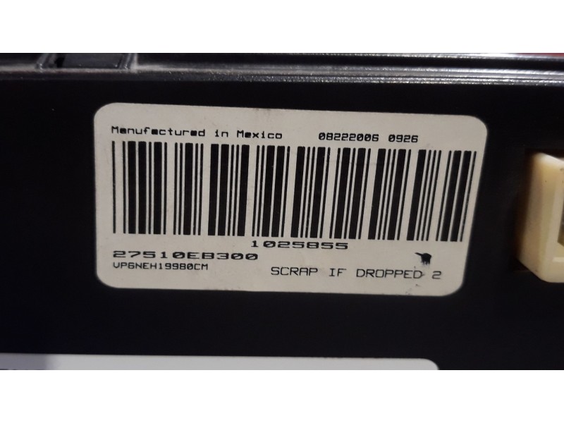 Recambio de mando calefaccion aire acondicionado para nissan navara pick-up (d40m) (05.2005)  | ... (05.2005)  | ... referencia 