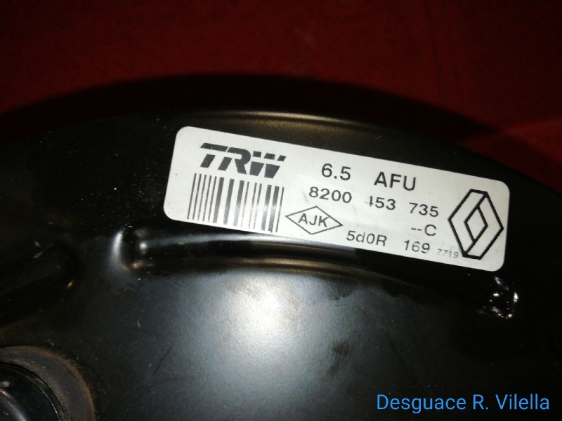 Recambio de servofreno para renault megane ii berlina 5p authentique | 06.05 - ... authentique | 06.05 - ... referencia OEM IAM 