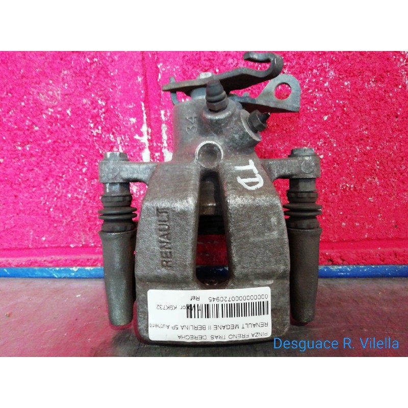 Recambio de pinza freno tras. derecha para renault megane ii berlina 5p authentique | 06.05 - ... authentique | 06.05 - ... refe