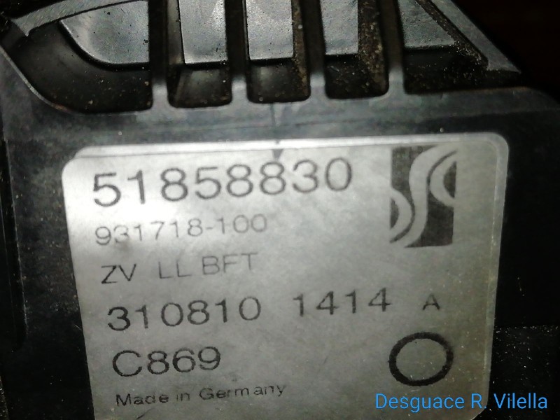 Recambio de cerra. puer. delantero derecha para fiat punto (evo) (199) dynamic | 09.09 - 12.11 dynamic | 09.09 - 12.11 referenci