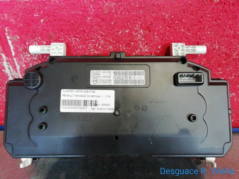 Recambio de cuadro instrumentos para renault kangoo dynamique | 0.08 - ... dynamique | 0.08 - ... referencia OEM IAM P248101769R Recambio de cuadro instrumentos para renault kangoo dynamique | 0.08 - ... dynamique | 0.08 - ... referencia OEM IAM P248101769R
