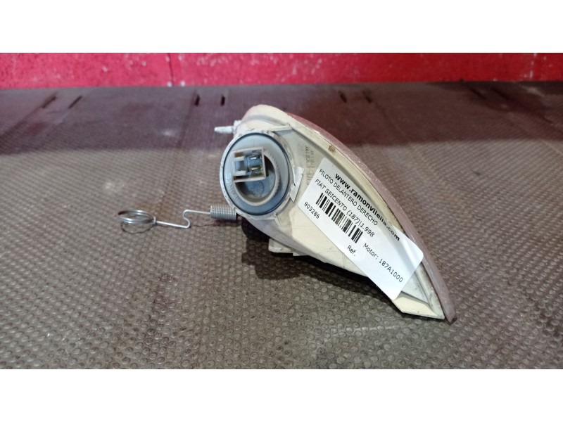 Recambio de piloto delantero derecho para fiat seicento (187) referencia OEM IAM    Recambio de piloto delantero derecho para fiat seicento (187) referencia OEM IAM