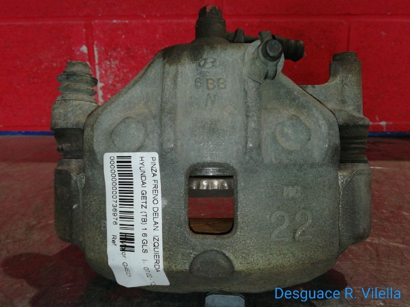 Recambio de pinza freno delan. izquierda para hyundai getz (tb) 1.6 gls | 07.02 - 12.05 1.6 gls | 07.02 - 12.05 referencia OEM I