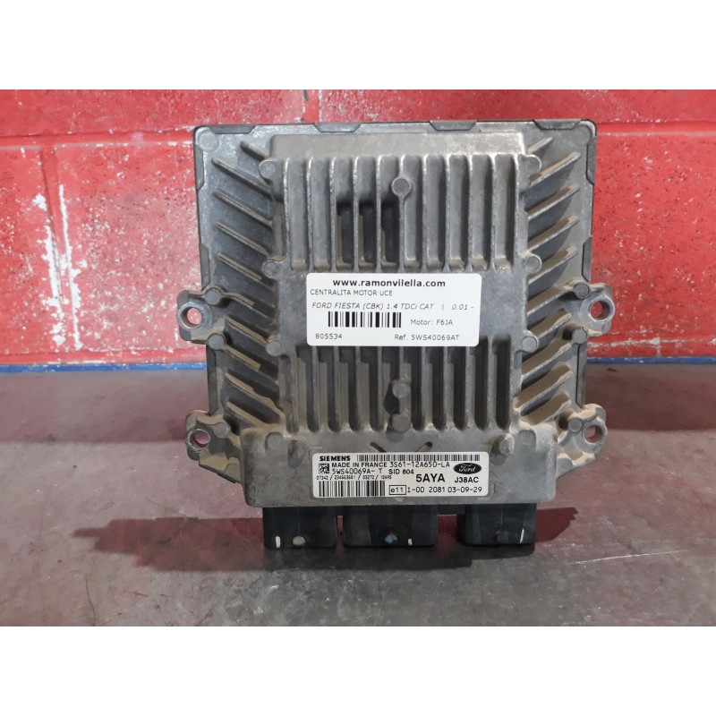 Recambio de centralita motor uce para ford fiesta (cbk) 1.4 tdci cat | 0.01 - ... 1.4 tdci cat | 0.01 - ... referencia OEM IAM 5