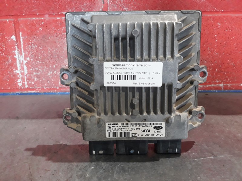 Recambio de centralita motor uce para ford fiesta (cbk) 1.4 tdci cat | 0.01 - ... 1.4 tdci cat | 0.01 - ... referencia OEM IAM 5