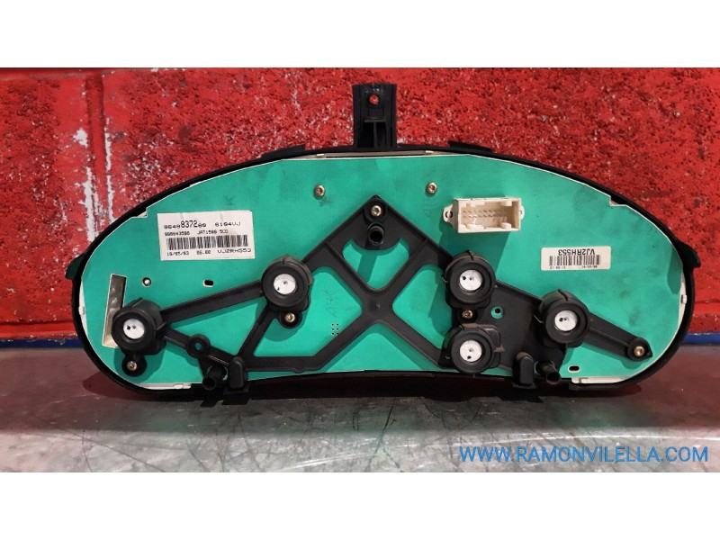 Recambio de cuadro instrumentos para peugeot 206 berlina xs clim | 05.03 - 12.05 xs clim | 05.03 - 12.05 referencia OEM IAM 9648