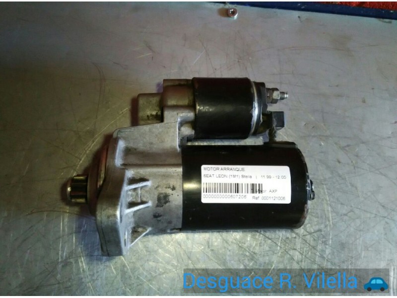 Recambio de motor arranque para seat leon (1m1) stella | 11.99 - 12.05 stella | 11.99 - 12.05 referencia OEM IAM 0001121006  