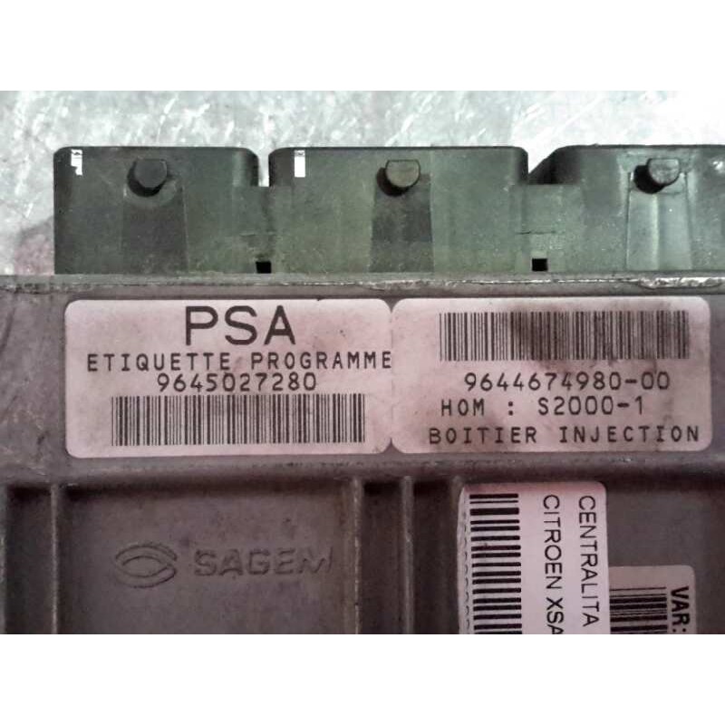 Recambio de centralita motor uce para citroen xsara picasso 1.8 cat (6fz / ew7j4) | 0.99 - ... 1.8 cat (6fz / ew7j4) | 0.99 - ..