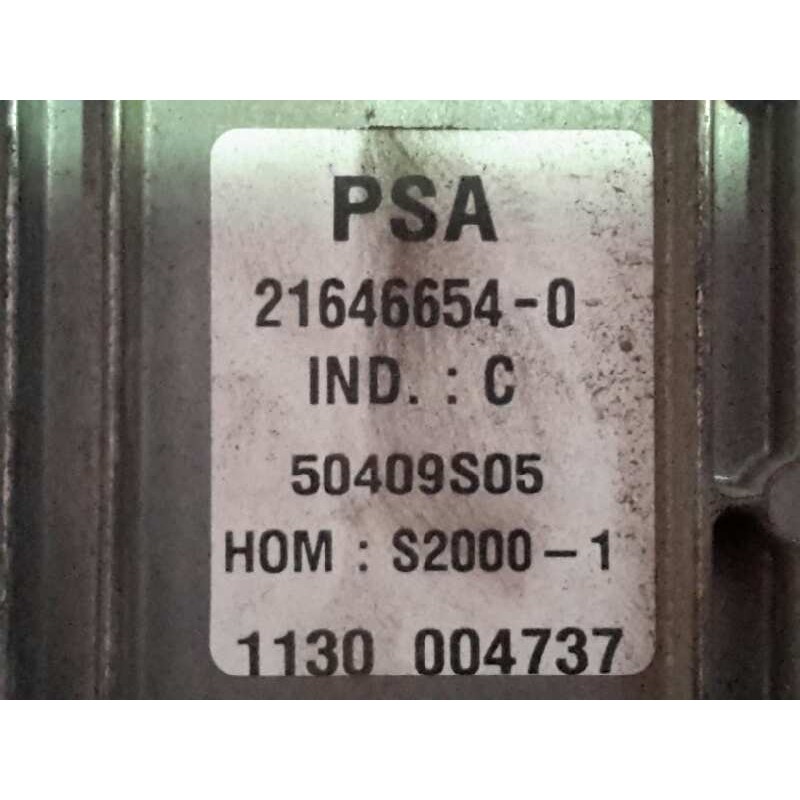 Recambio de centralita motor uce para citroen xsara picasso 1.8 cat (6fz / ew7j4) | 0.99 - ... 1.8 cat (6fz / ew7j4) | 0.99 - ..