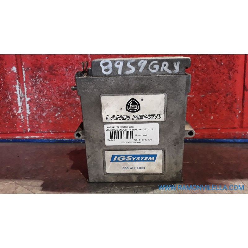 Recambio de centralita motor uce para volkswagen golf iv berlina (1j1) 1.6 | 0.97 - ... 1.6 | 0.97 - ... referencia OEM IAM 6161