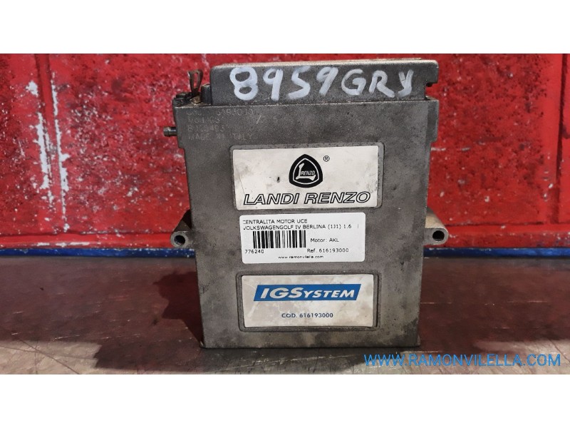 Recambio de centralita motor uce para volkswagen golf iv berlina (1j1) 1.6 | 0.97 - ... 1.6 | 0.97 - ... referencia OEM IAM 6161