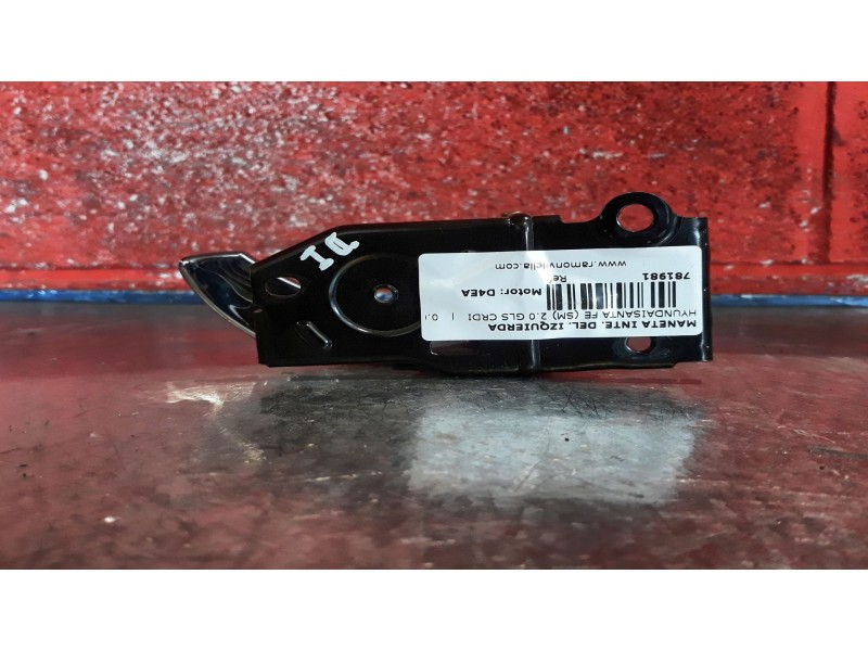 Recambio de maneta inte. delantero izquierda para hyundai santa fe (sm) 2.0 gls crdi | 0.01 - ... 2.0 gls crdi | 0.01 - ... refe