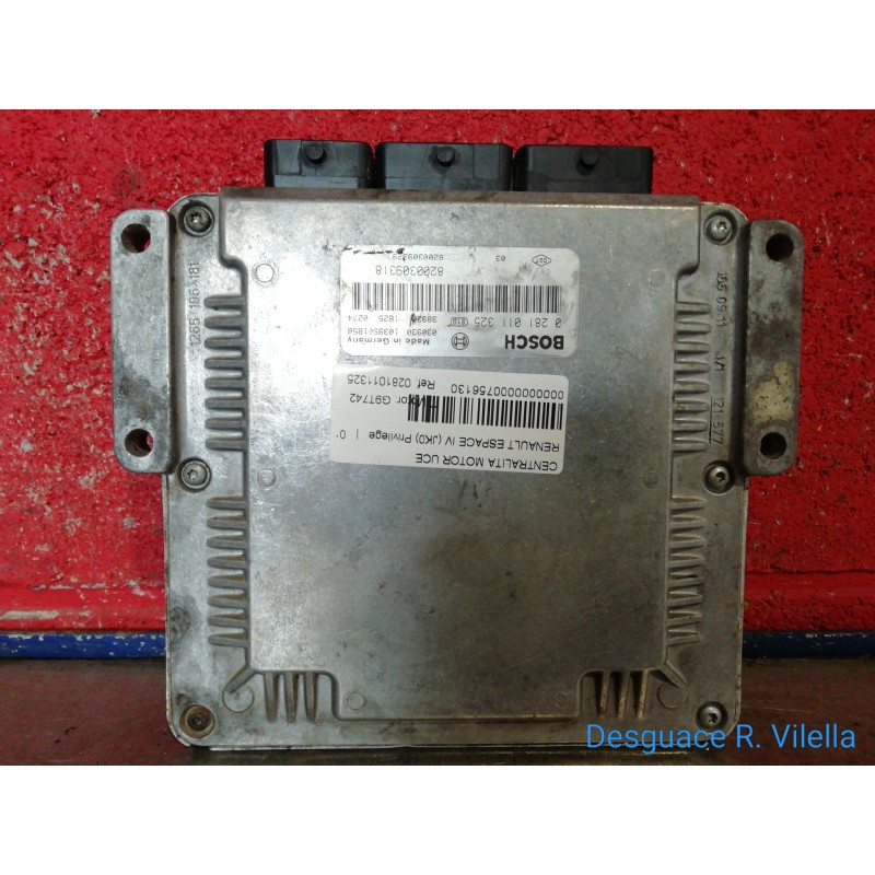 Recambio de centralita motor uce para renault espace iv (jk0) privilege | 01.02 - 12.07 privilege | 01.02 - 12.07 referencia OEM