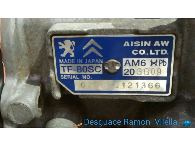 Recambio de caja cambios para peugeot 407 coupe pack | 10.05 - 12.09 pack | 10.05 - 12.09 referencia OEM IAM 20GG09  