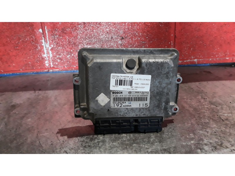 Recambio de centralita motor uce para fiat stilo (192) 1.9 jtd / 1.9 jtd 115 active | 09.01 - 12.03 1.9 jtd / 1.9 jtd 115 active