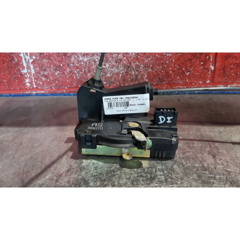 Recambio de cerra. puer. delantero izquierda para opel zafira a 1.8 16v cat | 0.99 - 0.05 1.8 16v cat | 0.99 - 0.05 referencia O