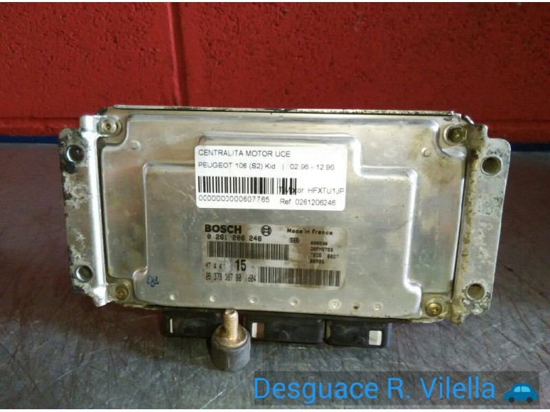 Recambio de centralita motor uce para peugeot 106 (s2) kid | 02.96 - 12.96 kid | 02.96 - 12.96 referencia OEM IAM 0261206246 963
