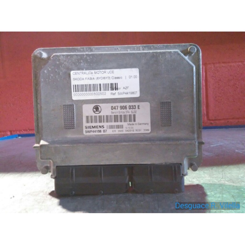 Recambio de centralita motor uce para skoda fabia (6y2/6y3) classic | 01.00 - 12.04 classic | 01.00 - 12.04 referencia OEM IAM 5
