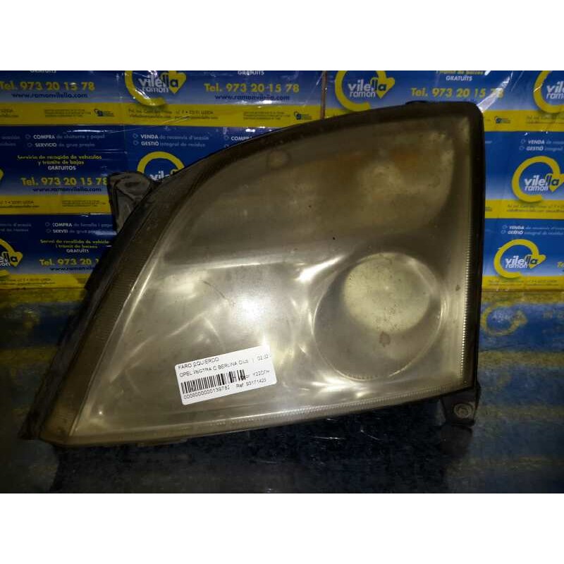 Recambio de faro izquierdo para opel vectra c berlina club | 02.02 - 12.03 club | 02.02 - 12.03 referencia OEM IAM OSCURO  