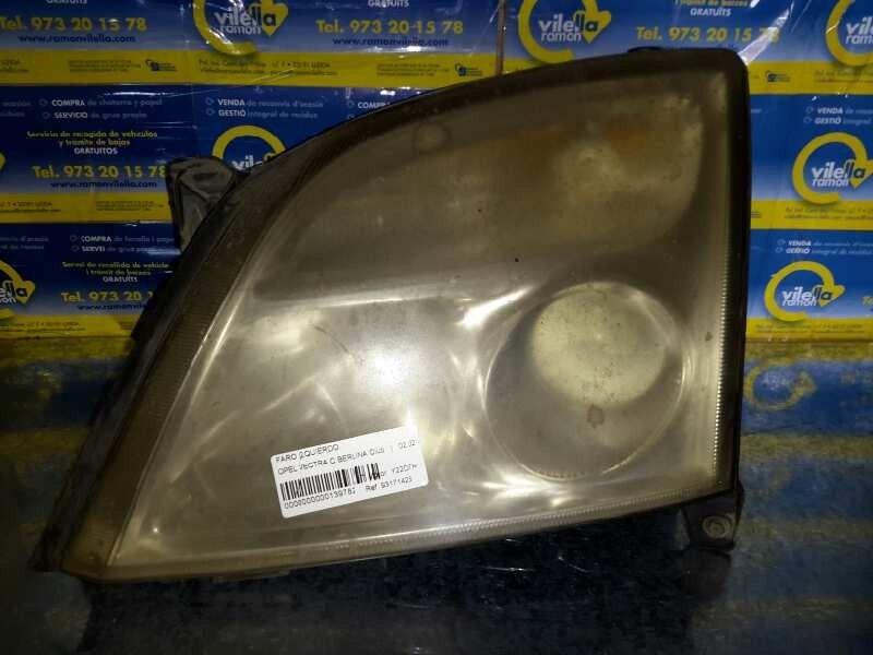 Recambio de faro izquierdo para opel vectra c berlina club | 02.02 - 12.03 club | 02.02 - 12.03 referencia OEM IAM OSCURO  