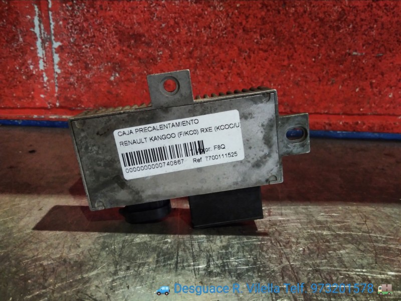 Recambio de caja precalentamiento para renault kangoo (f/kc0) rxe (kcoc/u) | 10.99 - ... rxe (kcoc/u) | 10.99 - ... referencia O