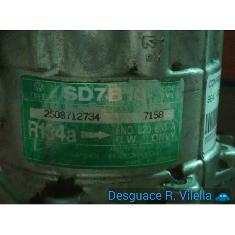 Recambio de compresor aire acondicio. para seat arosa (6h1) star | 12.97 - 12.99 star | 12.97 - 12.99 referencia OEM IAM 7158 25