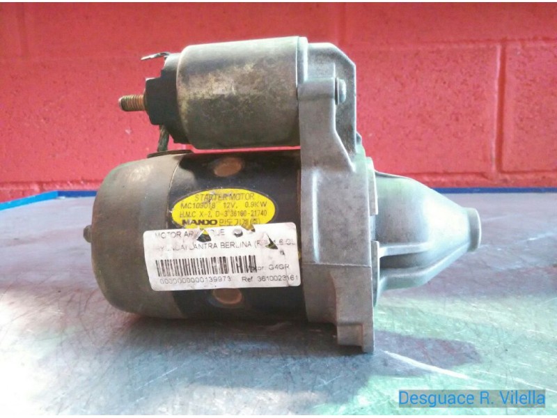 Recambio de motor arranque para hyundai lantra berlina (rd) 1.6 gl | 09.95 - ... 1.6 gl | 09.95 - ... referencia OEM IAM 3610021