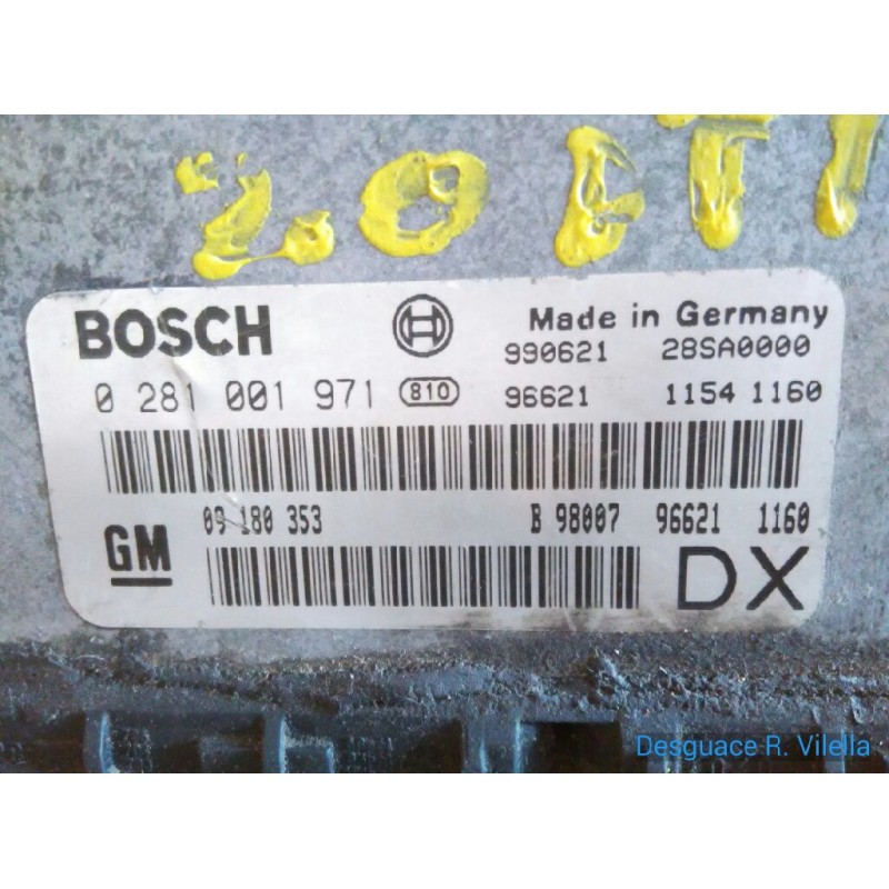 Recambio de centralita motor uce para opel astra g berlina club | 02.98 - 12.03 club | 02.98 - 12.03 referencia OEM IAM 02810019