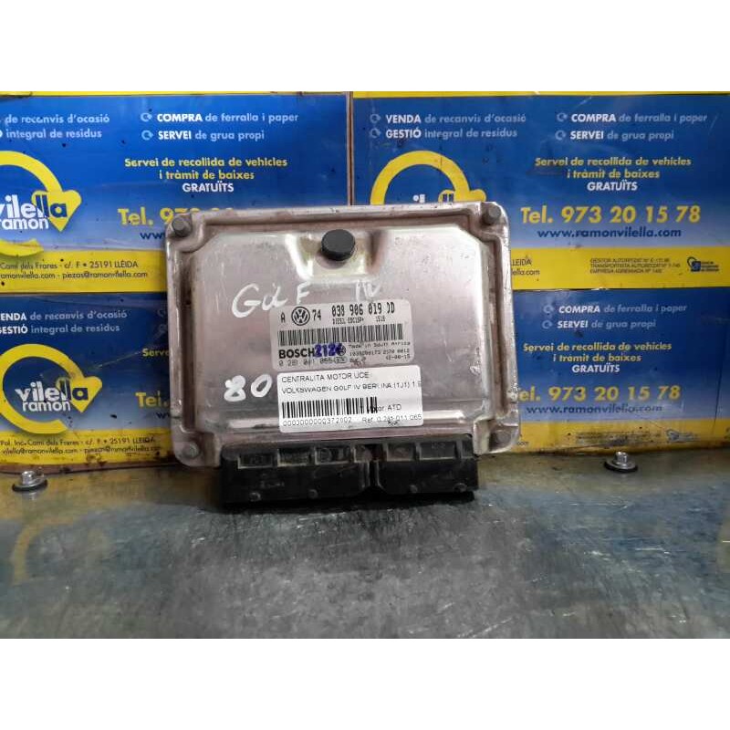 Recambio de centralita motor uce para volkswagen golf iv berlina (1j1) 1.9 tdi | 0.97 - 0.03 1.9 tdi | 0.97 - 0.03 referencia OE