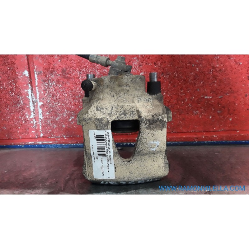 Recambio de pinza freno delan. derecha para nissan almera tino (v10m) ambience | 08.00 - 12.03 ambience | 08.00 - 12.03 referenc