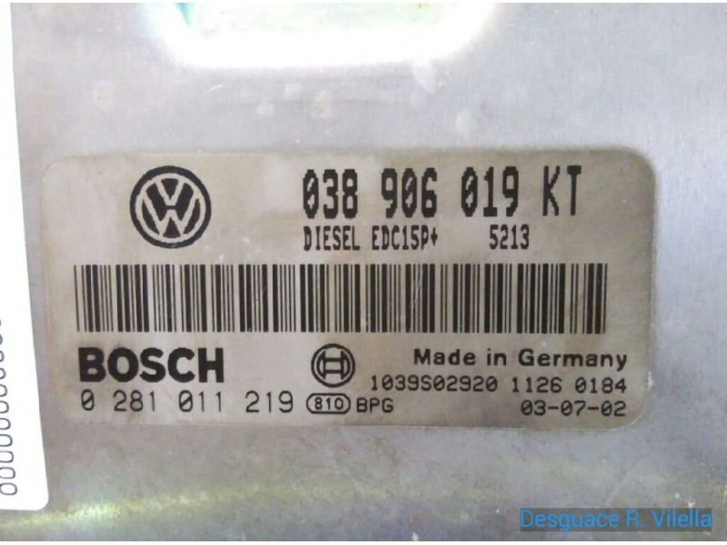 Recambio de centralita motor uce para seat ibiza (6l1) cool | 05.04 - 12.04 cool | 05.04 - 12.04 referencia OEM IAM 0281011219 0