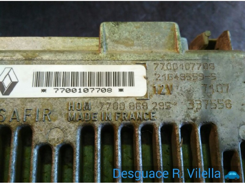 Recambio de centralita motor uce para renault clio i fase i+ii (b/c57) 1.2 alize | 0.91 - ... clio i fase i+ii (b/c57) 1.2 alize