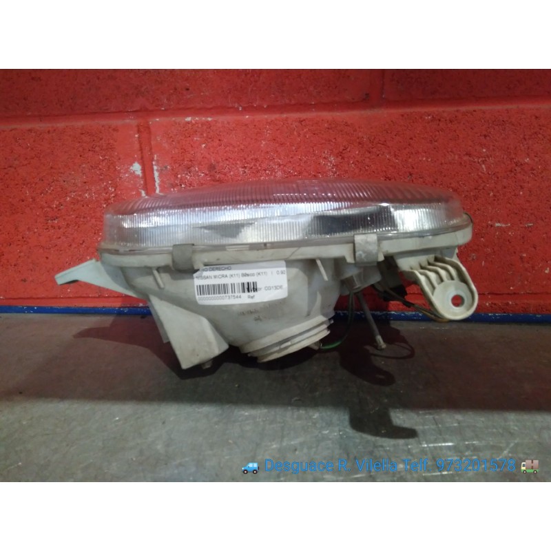 Recambio de faro derecho para nissan micra (k11) básico (k11) | 0.92 - ... básico (k11) | 0.92 - ... referencia OEM IAM   