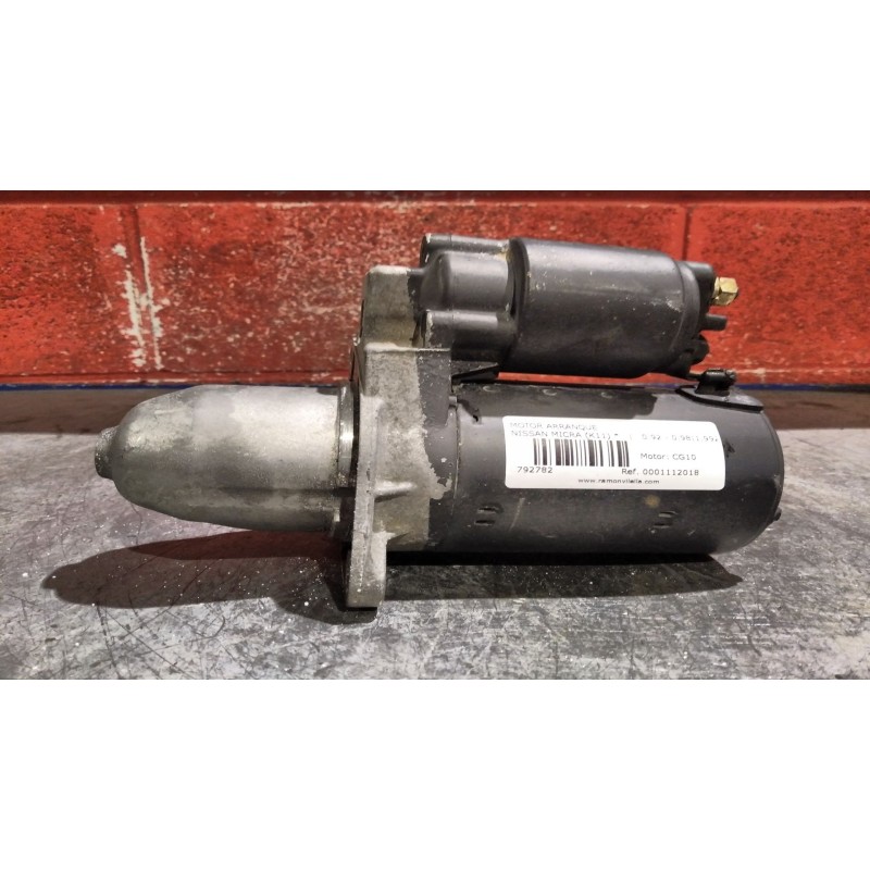 Recambio de motor arranque para nissan micra (k11)  | 0.92 - 0.98  | 0.92 - 0.98 referencia OEM IAM 0001112018  