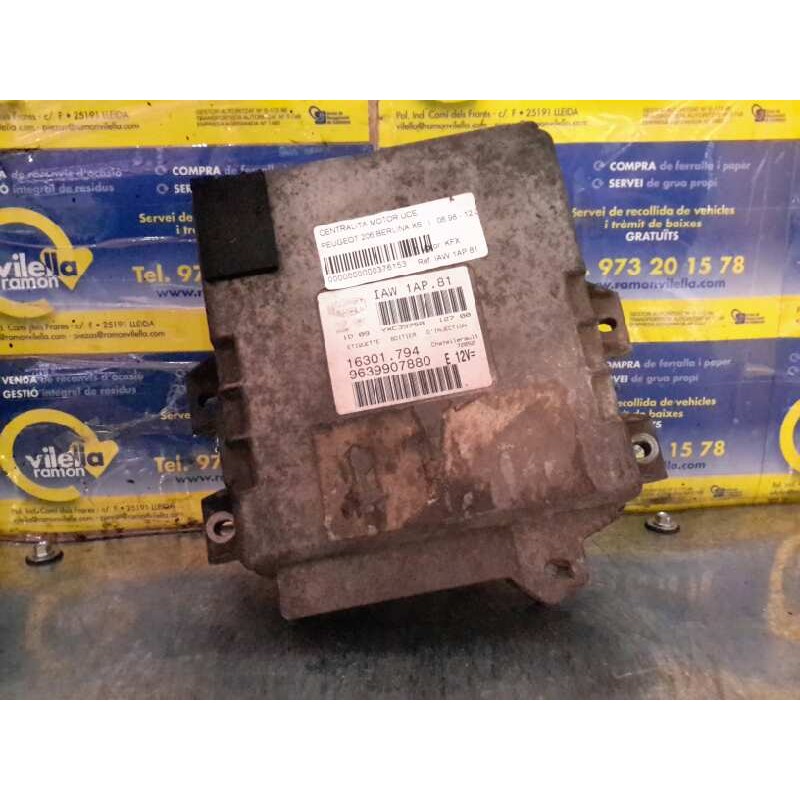 Recambio de centralita motor uce para peugeot 206 berlina xs | 06.98 - 12.06 xs | 06.98 - 12.06 referencia OEM IAM IAW1AP.81 963