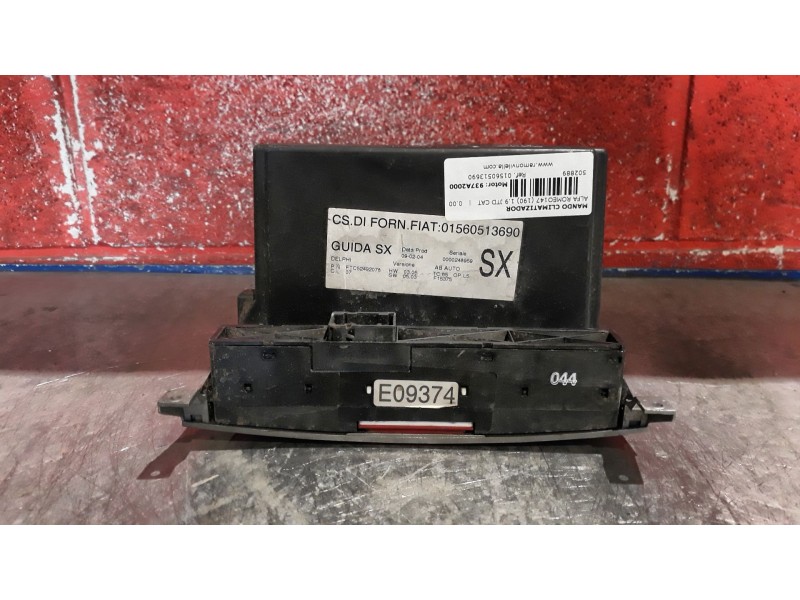Recambio de mando climatizador para alfa romeo 147 (190) 1.9 jtd cat | 0.00 - ... 1.9 jtd cat | 0.00 - ... referencia OEM IAM 01