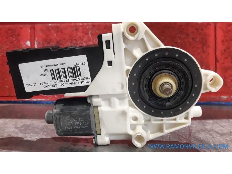 Recambio de motor elevalu. delantero derecho para peugeot 407 st confort | 05.04 - 12.05 st confort | 05.04 - 12.05 referencia O