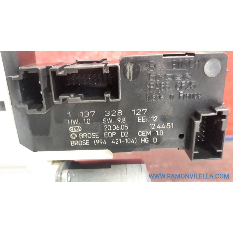 Recambio de motor elevalu. delantero derecho para peugeot 407 st confort | 05.04 - 12.05 st confort | 05.04 - 12.05 referencia O